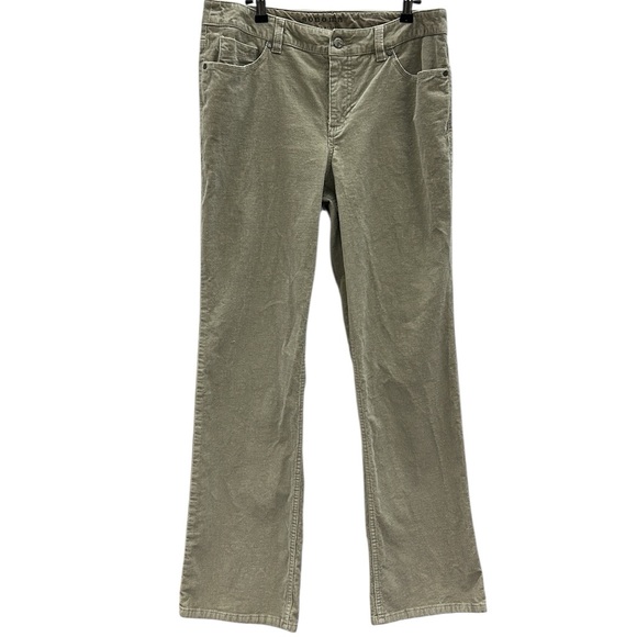 Sonoma Corduroy Original Boot Cut Tan Khaki High Rise Pants Womens 8 Regular - Picture 7 of 11